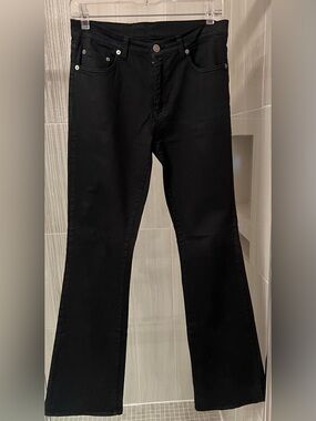 Iceberg ICE B Black Bootcut Flare Jeans Made in Italy Size 28